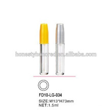 2015 New Young Girl Cosmetic empty 1.5ML Mini Lip Gloss Container